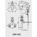 Vòi chậu lavabo nóng lạnh Inax LFV-111S