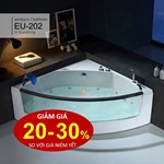 Bồn tắm góc massage Euroking EU-202