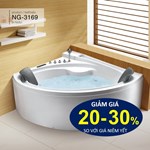 Bồn tắm góc massage Nofer NG-3169D/NG-3169DP