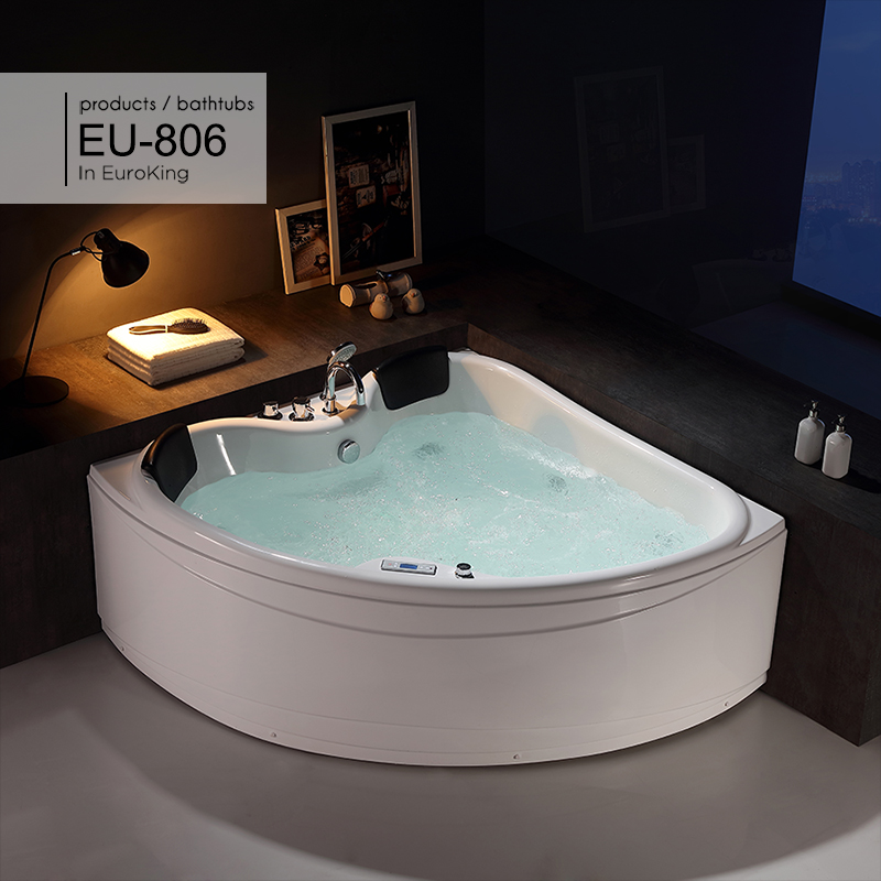 Bồn tắm góc massage Euroking EU-806 độ bền cao