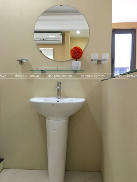 Gương tròn phòng tắm kích thước nhỏ