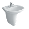 Chậu rửa mặt Inax L-284V(FC/EC)+ chân L-284VC