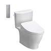 Bàn cầu 2 khối nắp điện tử Washlet Toto CS767CRW12 (CS767CW12)
