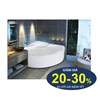 Bồn tắm góc massage Miller 2200