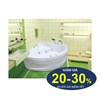 Bồn tắm góc massage Miller 3200