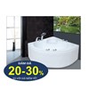 Bồn tắm góc massage Miller 3400