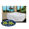 Bồn tắm góc massage Miller 4400