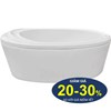 Bồn tắm nằm Euroca EU0-1680