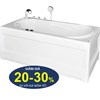 Bồn tắm massage Euroca EU1-1680