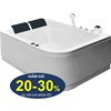 Bồn tắm massage Euroca EU1-1712