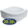 Bồn tắm góc massage Euroca EU1-9090