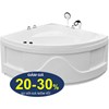 Bồn tắm góc massage Euroca EU2-1200