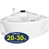 Bồn tắm góc massage Euroca EU3-1200