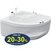 Bồn tắm góc massage Euroca EU5-1200