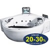 Bồn tắm góc massage Nofer B-1818