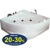 Bồn tắm góc massage Daros DR 16-30