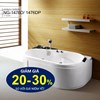 Bồn tắm massage Nofer NG-1476D/NG-1476DP
