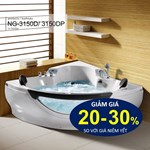 Bồn tắm góc massage Nofer NG-3150D/NG-3150DP