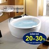 Bồn tắm tròn massage Nofer NG-3190D/NG-3190DP