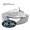 Bồn tắm góc massage Nofer NG-62118M-LUX