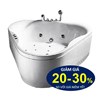 Bồn tắm góc massage Nofer PM-1006