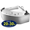 Bồn tắm góc massage Nofer VR-106
