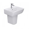 Chậu rửa mặt Inax L-312VFC(EC)/chân lửng L-298VC