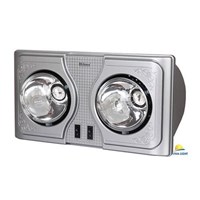 Đèn sưởi nhà tắm Hans hai bóng H2B