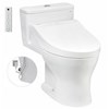 Bàn cầu 1 khối nắp điện tử TOTO MS855DW14