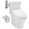Bàn cầu 2 khối nắp điện tử TOTO CS986GW11