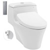 Bàn cầu 1 khối nắp điện tử TOTO CW823RAW11