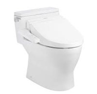 Bàn cầu 1 khối nắp điện tử TOTO MS188VKW6