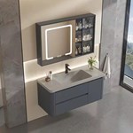 Tủ chậu lavabo kèm gương đèn LED kích thước 90x50cm