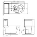Bồn cầu 1 khối American Standard WP-2025
