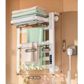 Vắt khăn giàn sấy điện Duravak RV-1688 màu trắng