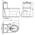 Bồn cầu 1 khối American Standard WP-1880N dòng Signature