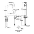 Vòi chậu nóng lạnh American Standard Cygnet WF-0303