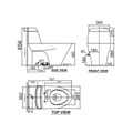 Bồn cầu nắp rửa cơ American Standard VF-2011SW