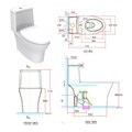 Bồn cầu nắp rửa cơ American Standard VF-2530SW