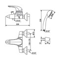Sen tắm nóng lạnh Saga American Standard WF-1511