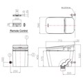 Bồn cầu điện tử KP-8310 American Standard PLAT