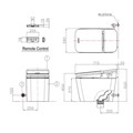 Bồn cầu thông minh KP-8312 American Standard nắp tự động