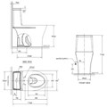 Bồn cầu 1 khối 2530-WT American Standard Flexio