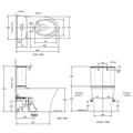 Bồn cầu 2 khối American Standard 2622-WT
