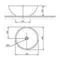 Chậu rửa mặt đặt bàn 0500-WT American Standard