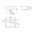Chậu rửa âm bàn WP-F514 American Standard