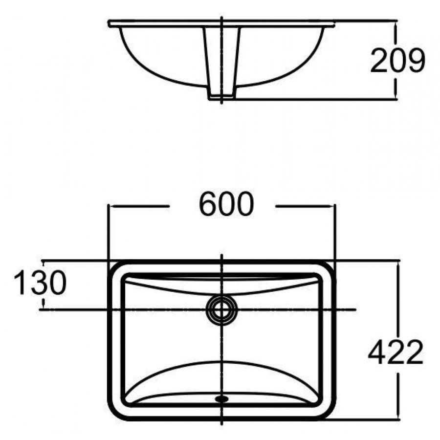 Chậu rửa âm bàn TI-0459-WT American Standard