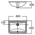 Chậu rửa âm bàn TI-0459-WT American Standard