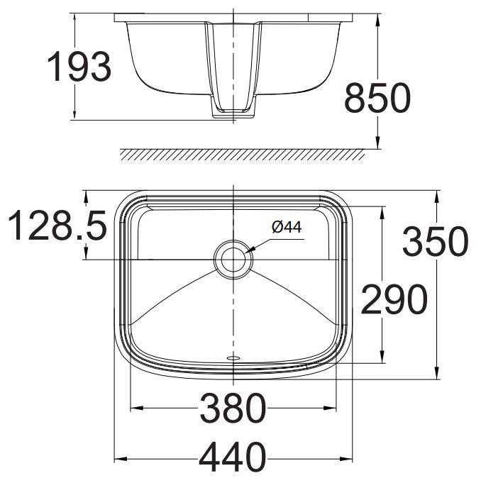 Chậu rửa âm bàn WP-0468 American Standard