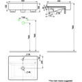 Chậu rửa mặt bán âm WP-F419 American Standard